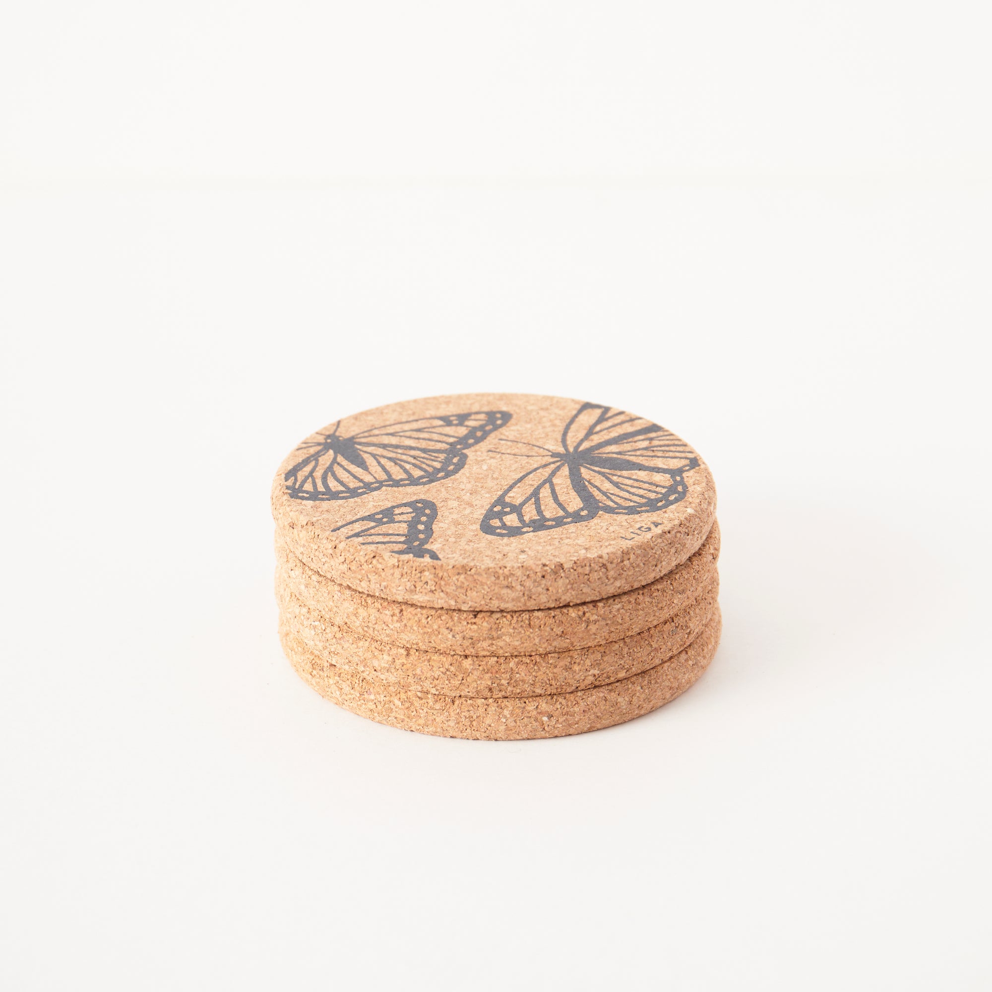 Cork Coasters | Butterflies