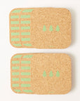 Cork Coasters | Candy Christmas | Set of 6