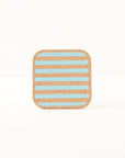 Cork Coasters | Candy Stripes - Blue