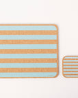 Cork Coasters | Candy Stripes - Blue