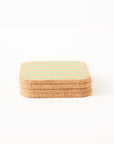Cork Coasters | Candy Stripes - Green