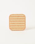 Cork Coasters | Candy Stripes - Olive