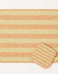 Cork Placemats | Candy Stripes - Olive
