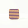 Cork Coasters | Candy Stripes - Purple