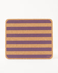 Cork Placemats | Candy Stripes - Purple
