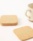 Cork Coasters | Candy Christmas | Set of 6