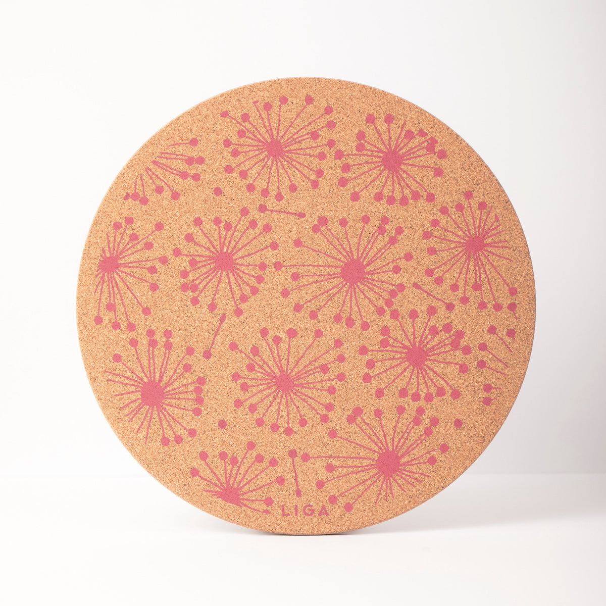 Cork Placemat - Cranberry Red