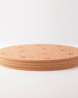 Cork Placemat - Cranberry Red