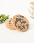 Cork Coasters | Dolphins