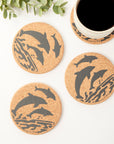 Cork Coasters | Dolphins