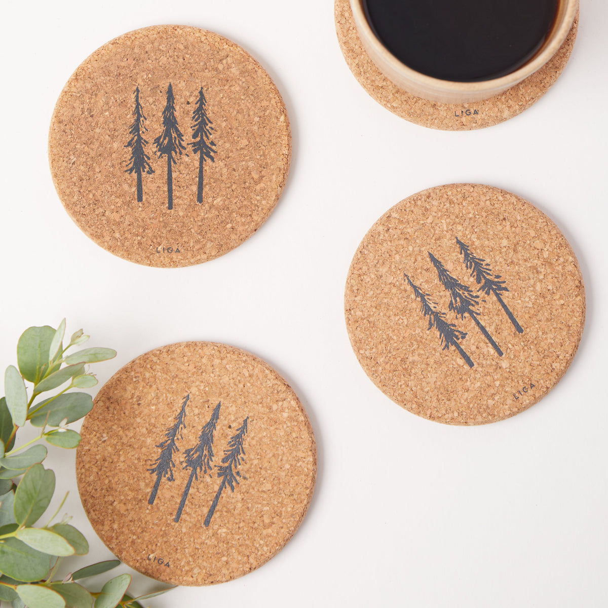 Cork Placemat 30cm | Fir