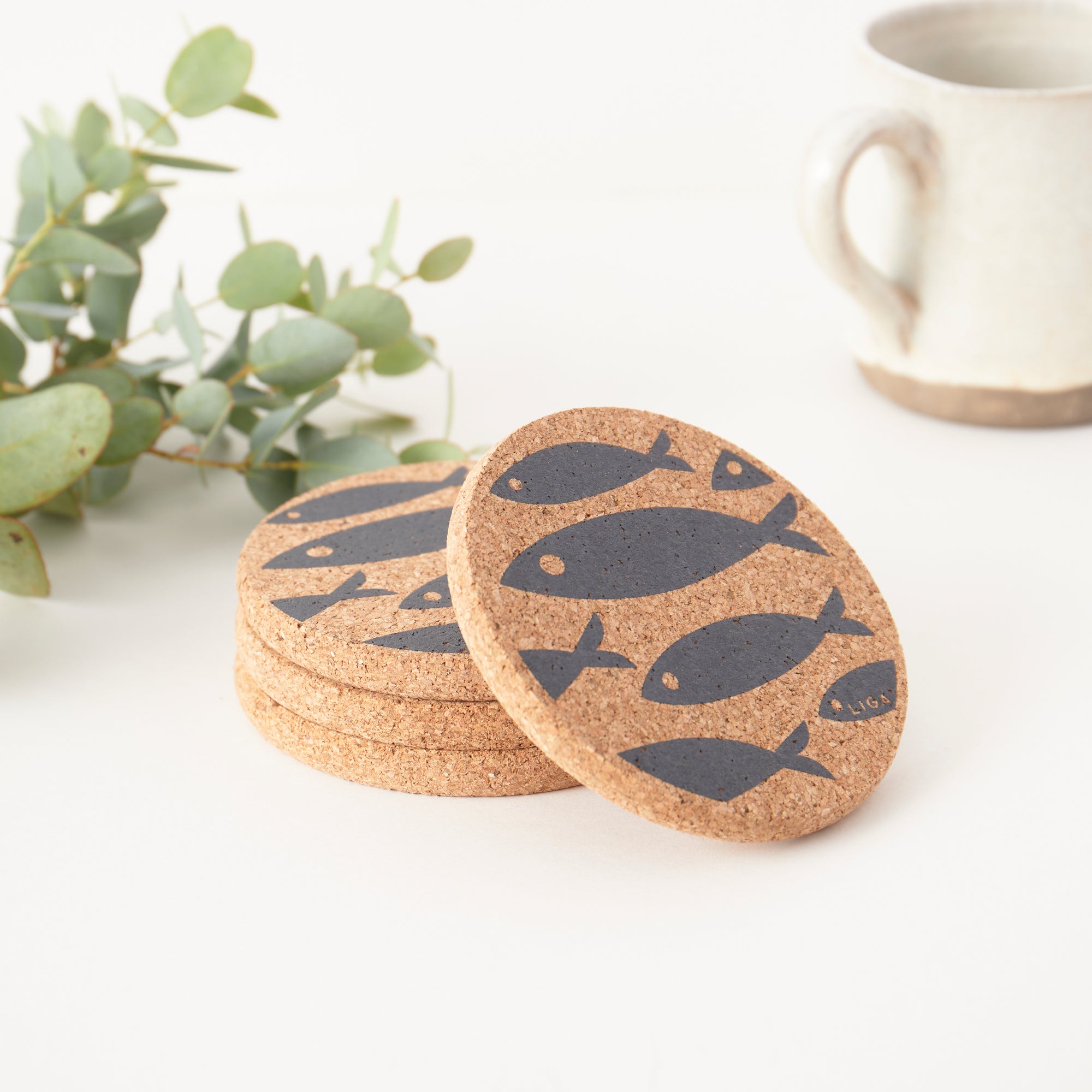 Cork Coasters | Fish