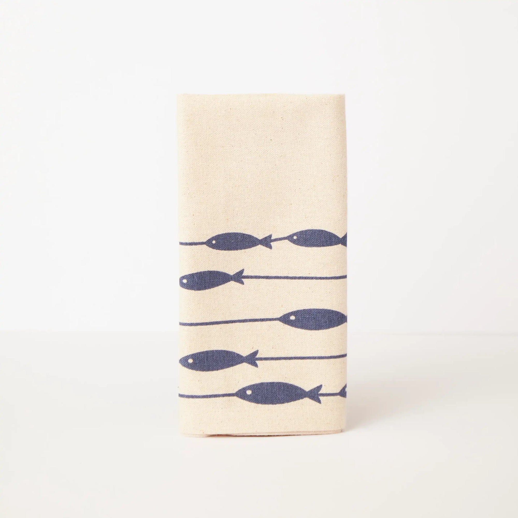 Napkins, Coasters, Placemats and Runner Bundle S/8 | Fish on a Line