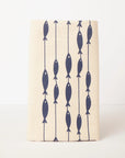 Napkins, Coasters, Placemats and Runner Bundle S/8 | Fish on a Line