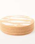 Cork Placemats | Fish White