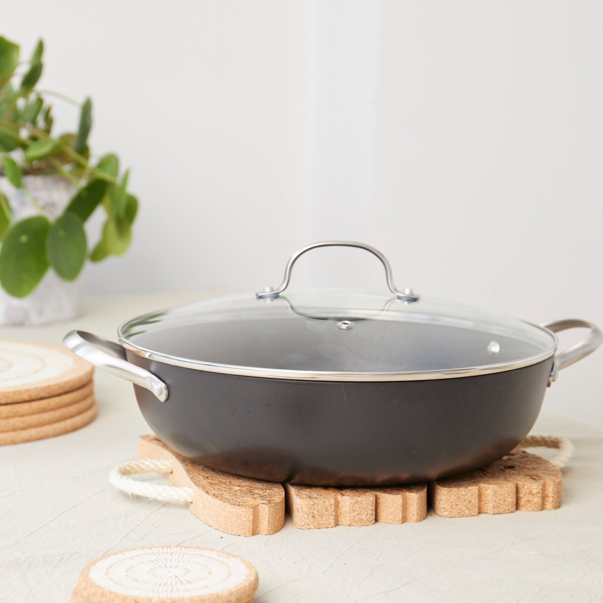Natural Cork 5 Fish Trivet
