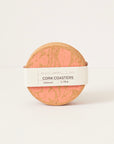 Cork Coasters | Flora Pink