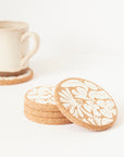 Cork Coasters | Flora