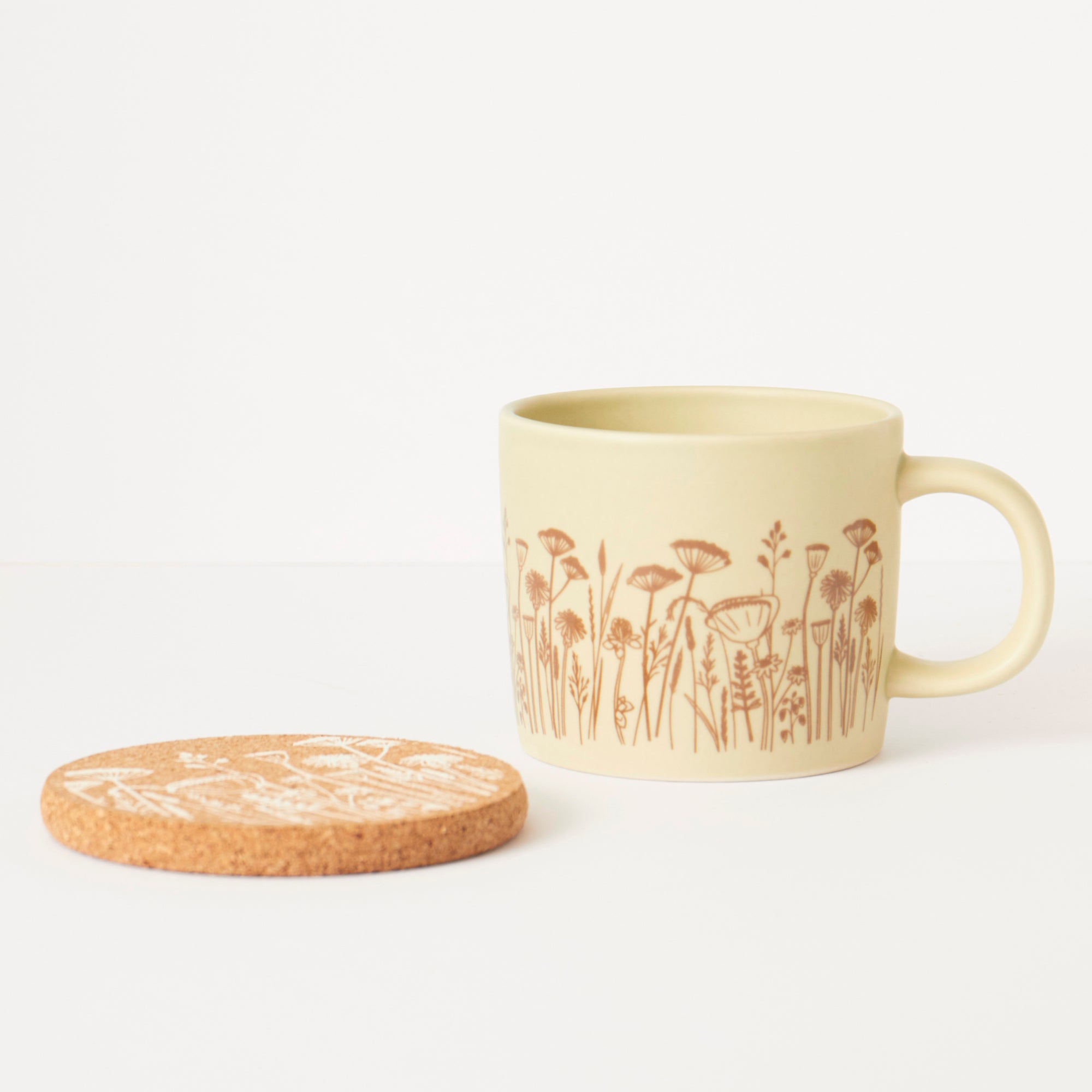 Flowers Mug &amp; Coaster