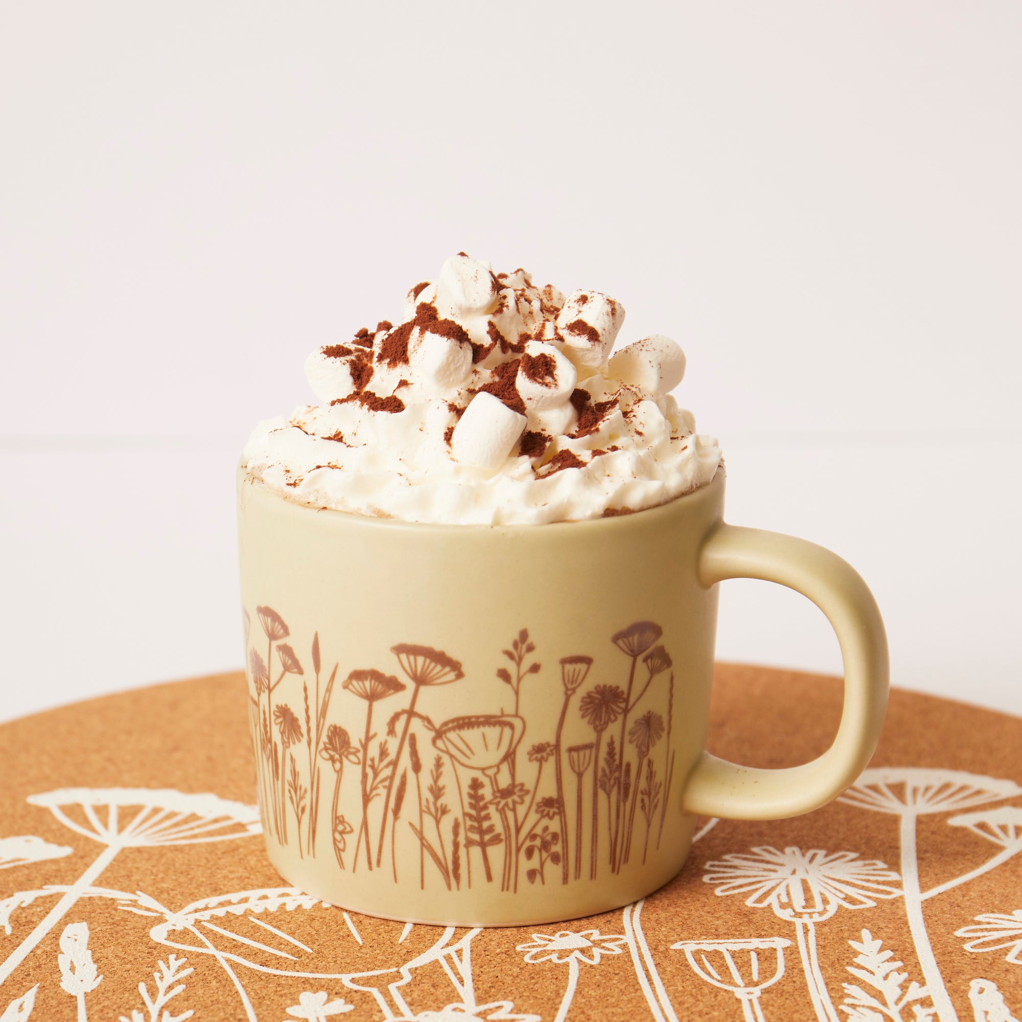 Flowers Mug &amp; Coaster