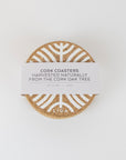 Cork Coaster | Ripple White