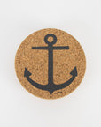 Cork Coaster | Anchor