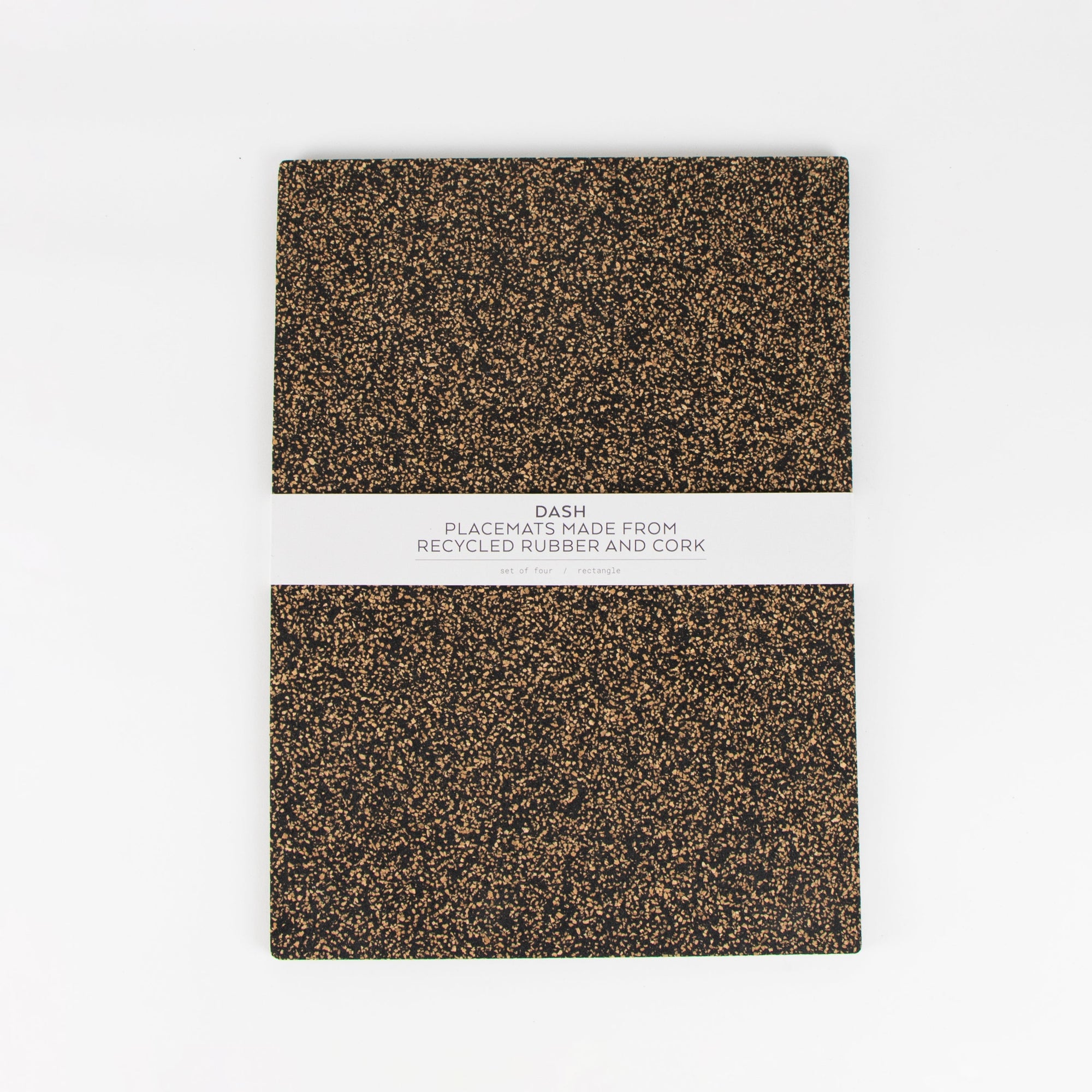 Dash Recycled Rubber &amp; Cork Placemats | Rectangle