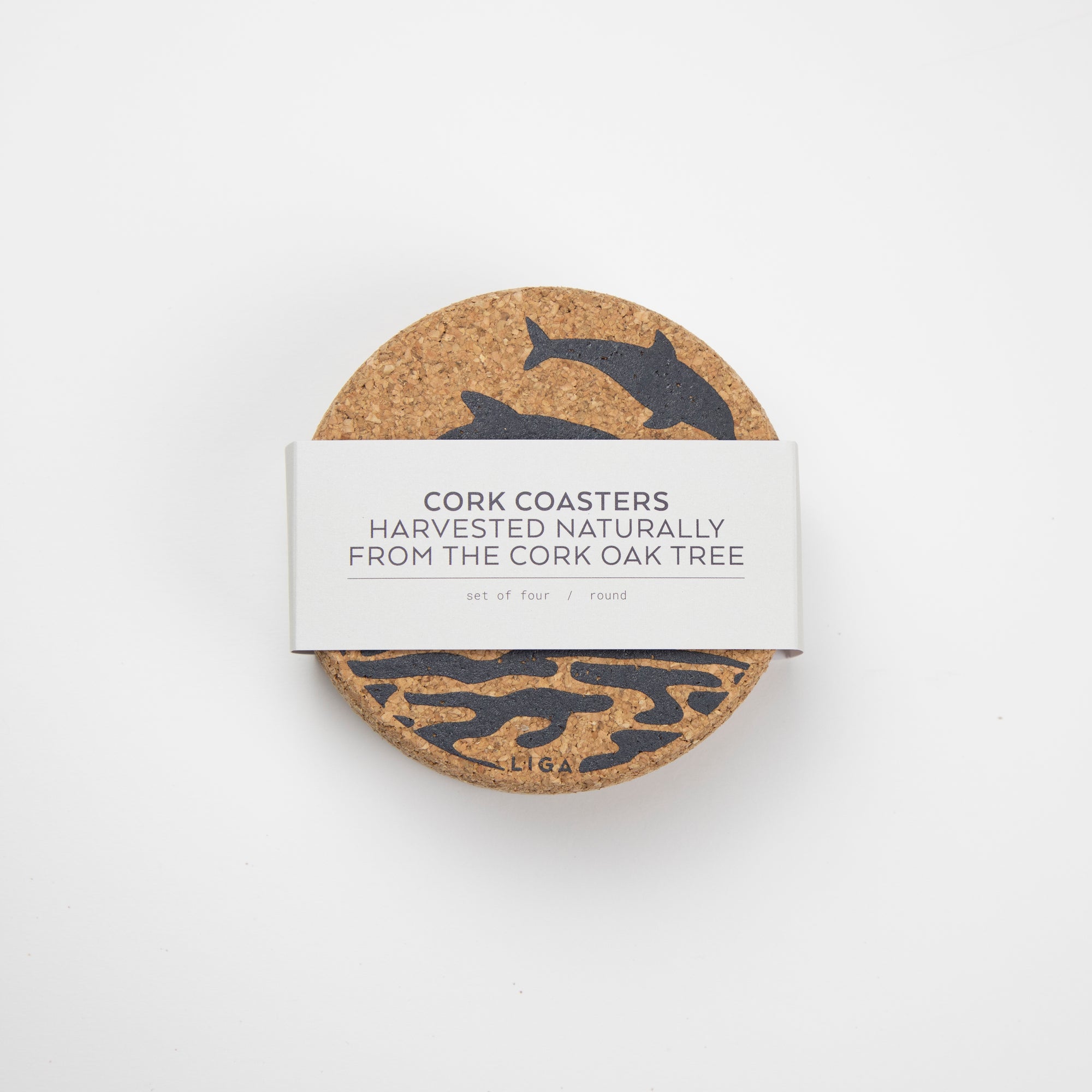 Cork Coasters | Dolphin