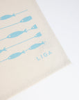 Organic Tea Towel | Fish on a Line