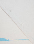 Organic Tea Towel | Fish on a Line