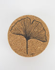 Cork Coaster | Gingko
