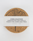 Cork Coaster | Gingko