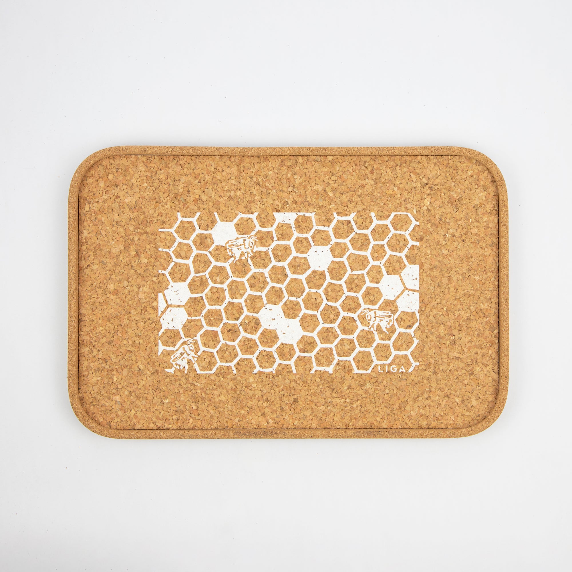 Cork Tray | Honeycomb