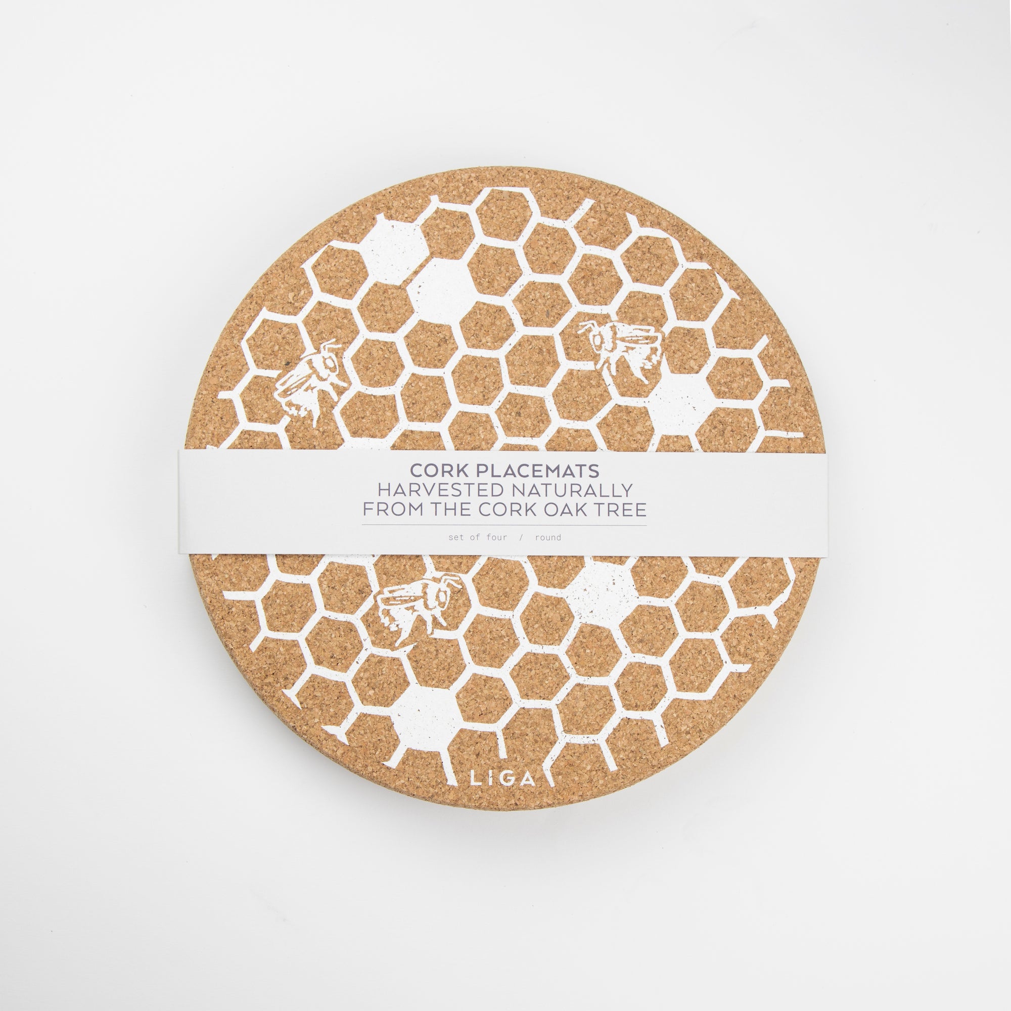Cork Placemats | Honeycomb