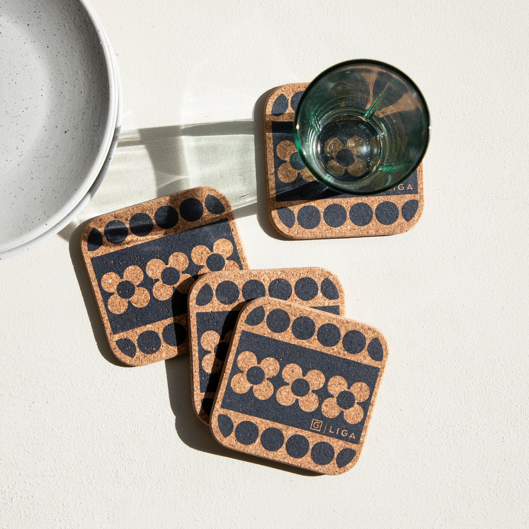 Set of 8 Hornsea Saffron Placemats + Coasters