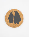 Cork Coaster | Penguins