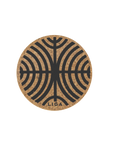 Cork Coaster | Ripple Grey
