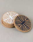 Cork Coaster | Ripple Grey
