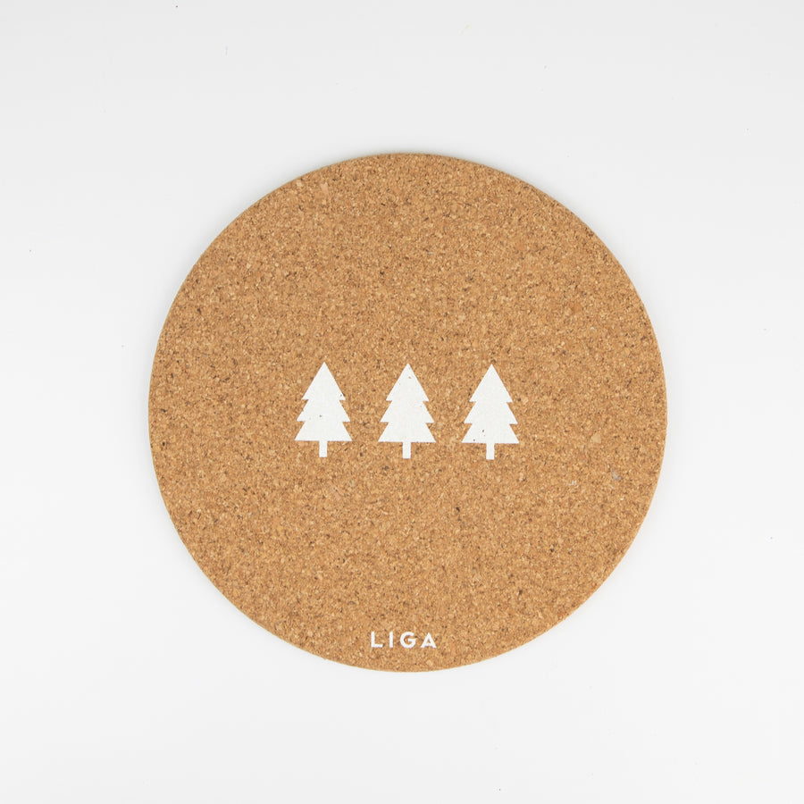Cork Placemats | Trio Of Trees