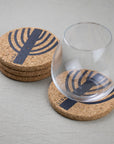 Cork Coaster | Winter Tree