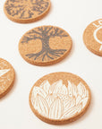Cork Coasters | Lotus
