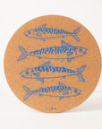 Cork Placemat - Mackerel