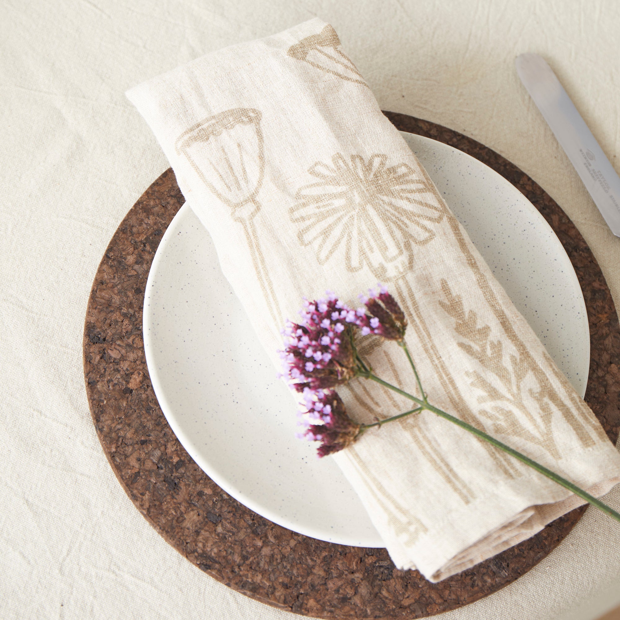 Linen Napkins | Flowers