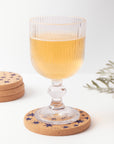 Cork Coaster - Stars Navy