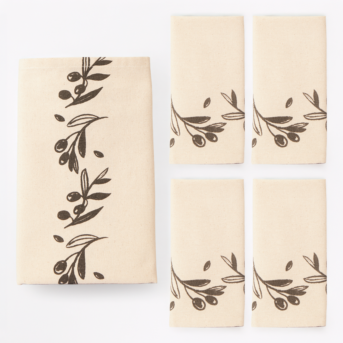 Olive and Pip Table Runner &amp; Napkins | Set of 4
