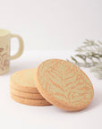 Cork Coaster - Phytophilia Green