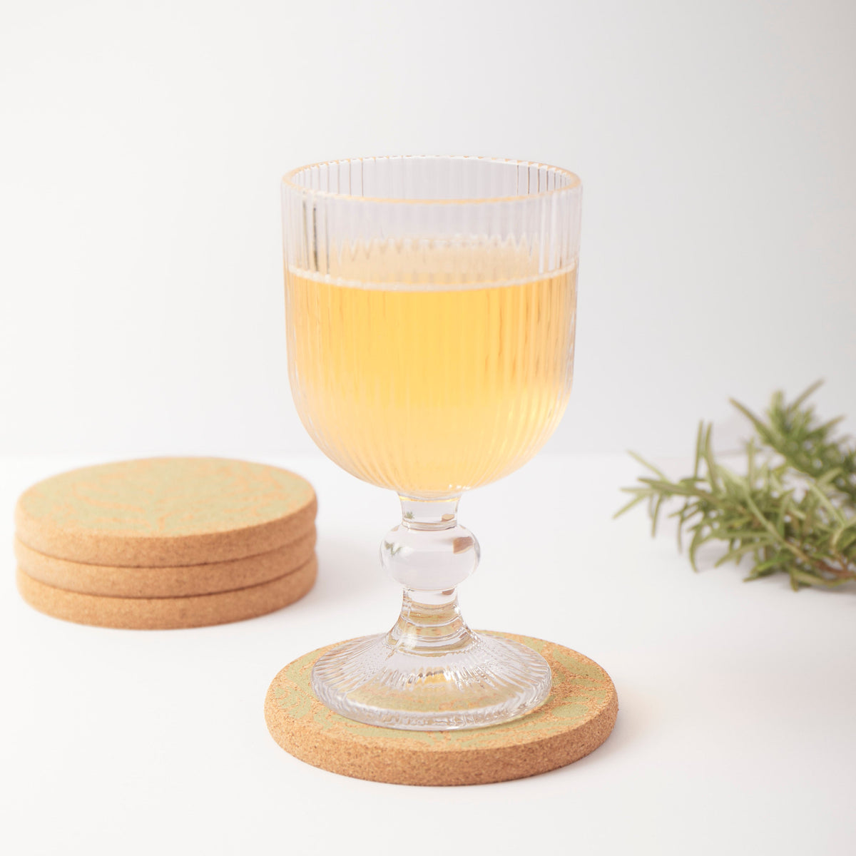 Cork Coaster - Phytophilia Green