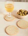 Cork Coaster - Phytophilia Green