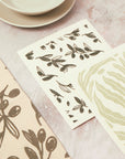 Olive & Pip | Cork and Tile Trivet, Tea Towel and Dishcloths