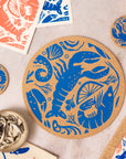 Cork Placemat - Seafood Platter